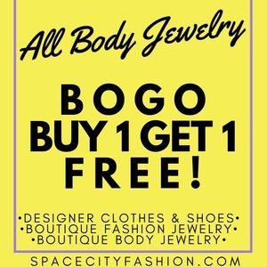 ALL BODY JEWELRY BUY 1 GET ONE FREE!